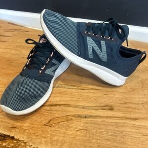 New Balance Black and White Athletic Shoes